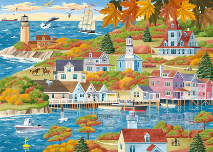 Ravensburger By Land and Sea 500 Piece Large Format Puzzle image 1