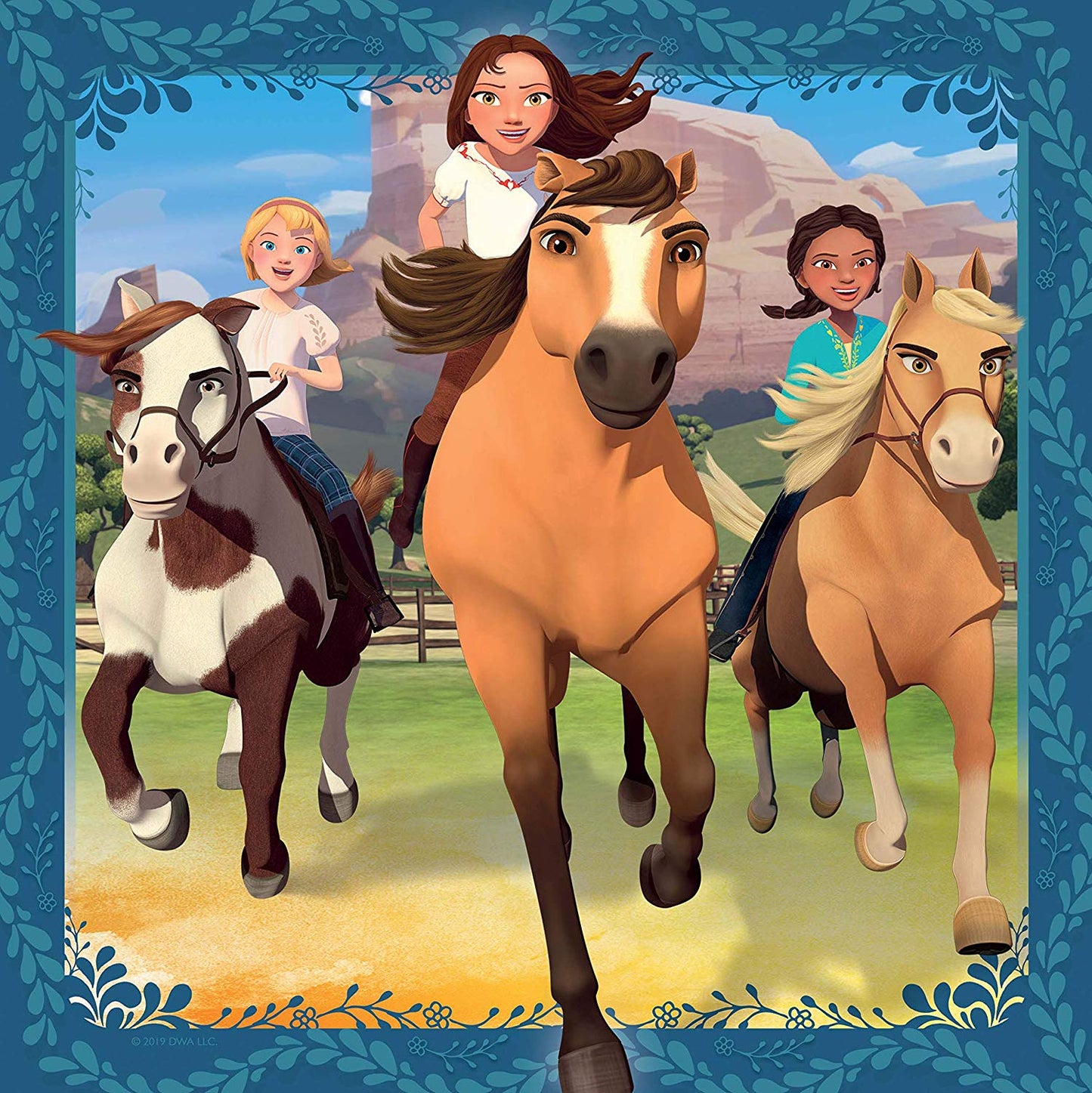 Ravensburger Dreamworks Spirit Adventure on Horses 3 x 49 Puzzle Pack image 2