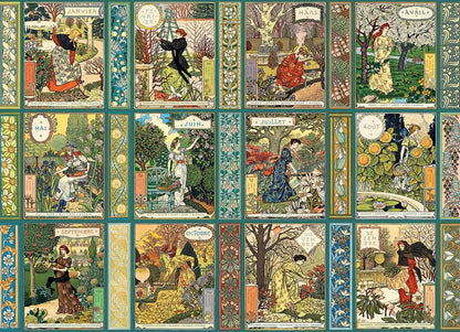 Cobble Hill Jardiniere : A Gardener's Calendar 1000 Piece Puzzle image 1
