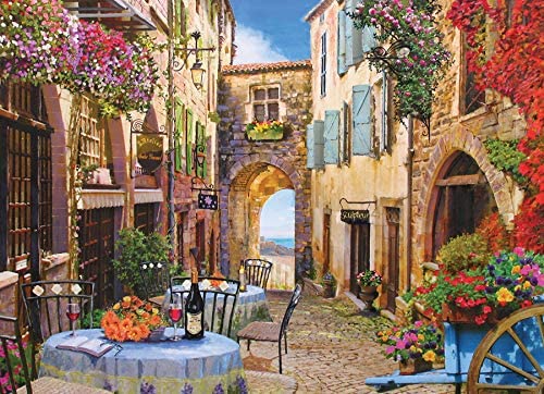 Cobble Hill French Village 1000 Piece Puzzle image 1