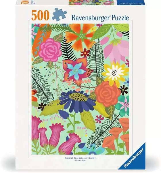 Ravensburger Flower Jungle 500 Piece Puzzle image 0