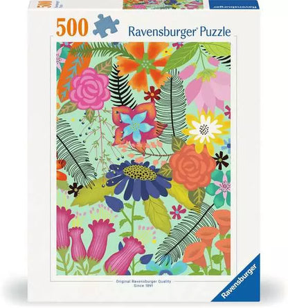 Ravensburger Flower Jungle 500 Piece Puzzle image 0