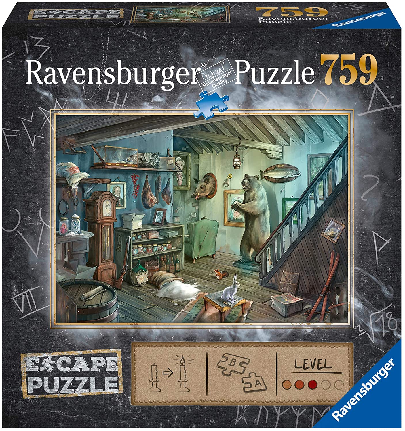 Ravensburger Forbidden Basement 759 Piece Escape Puzzle image 0