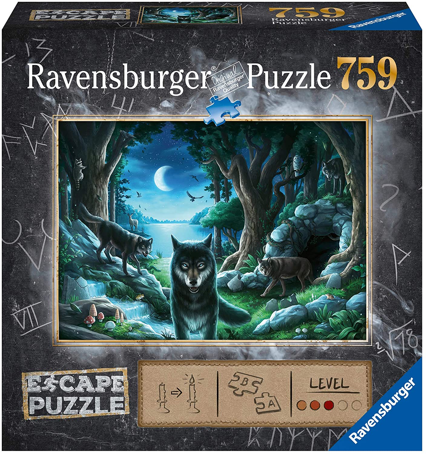 Ravensburger The Curse of Wolves 759 Piece Escape Puzzle image 0