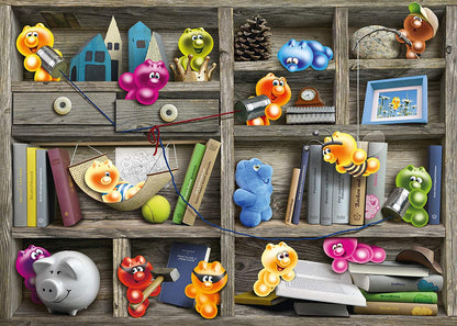 Ravensburger Gelini Bookshelf 1000 Piece Puzzle image 1