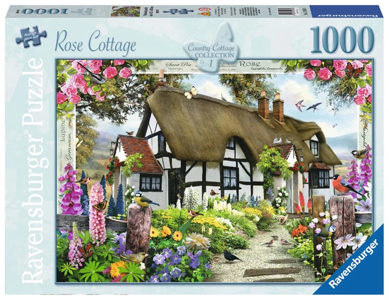 Ravensburger Country Cottage Collection 1 : Rose Cottage 1000 Piece Puzzle image 0