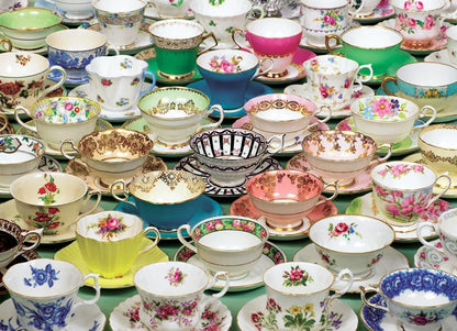 Cobble Hill Teacups 1000 Piece Puzzle image 1