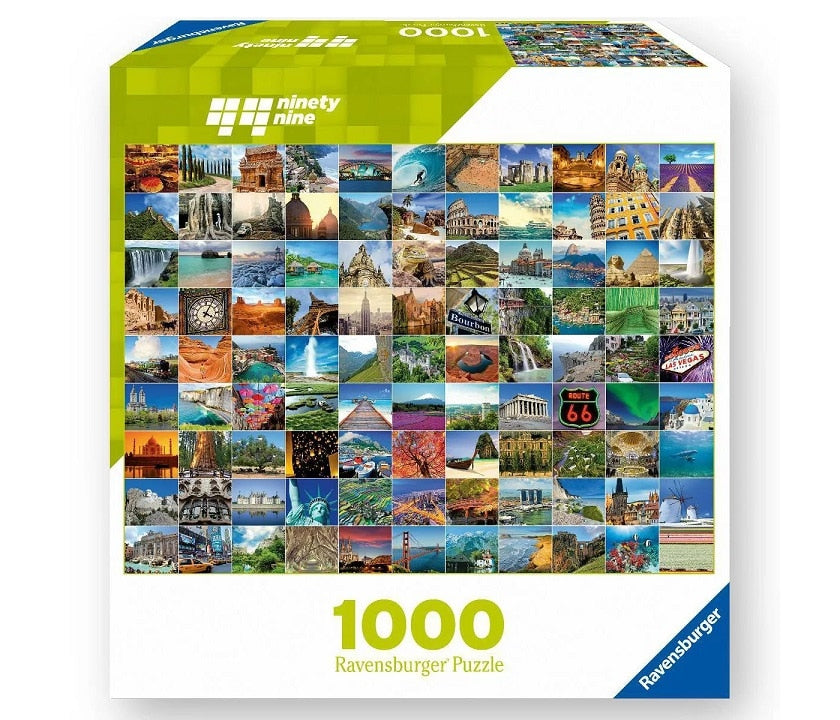 Ravensburger 99 Beautiful Places 1000 Piece Puzzle image 0