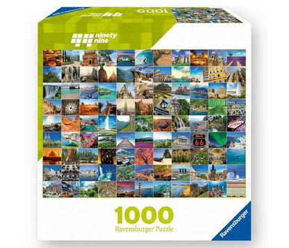 Ravensburger 99 Beautiful Places 1000 Piece Puzzle image 0