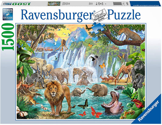 Ravensburger Waterfall Safari 1500 Piece Puzzle image 0