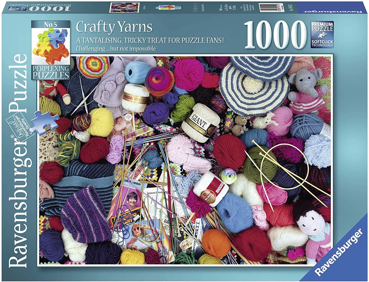 Ravensburger Perplexing Crafty Yarns 1000 Piece Puzzle image 0