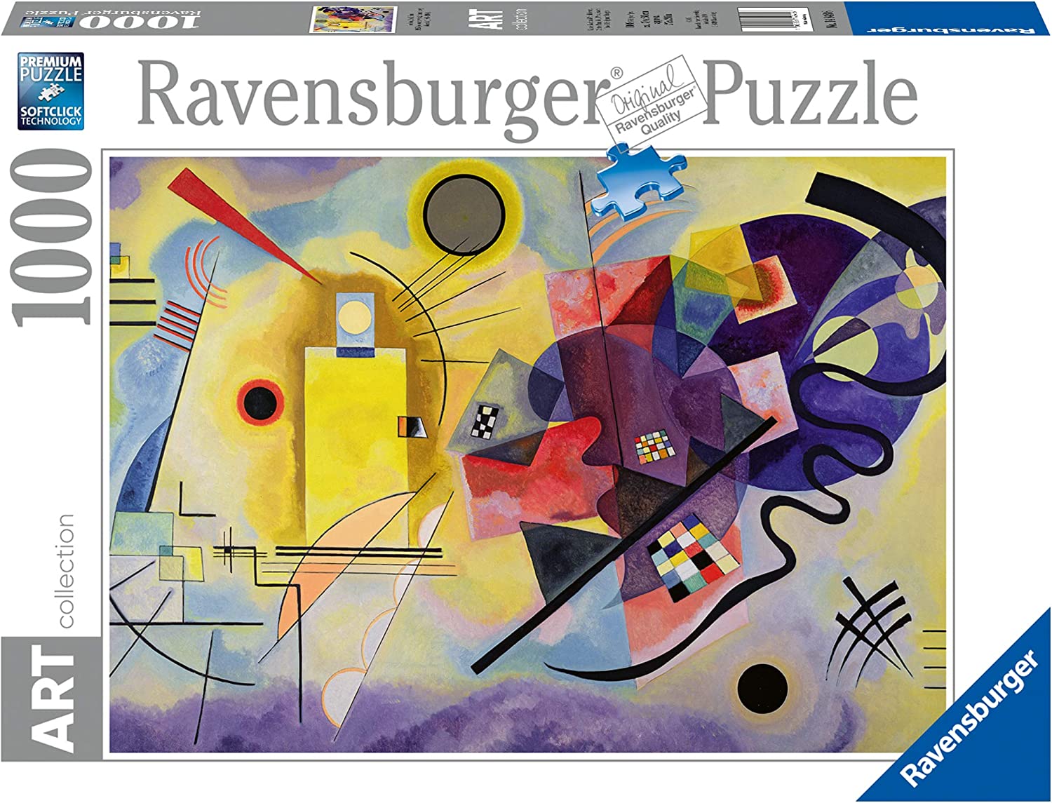 Ravensburger Art Collection Kandinsky Wassily: Yellow, Red, Blue 1000 Piece Puzzle image 0