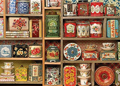 Cobble Hill Vintage Tins 1000 Piece Puzzle image 1