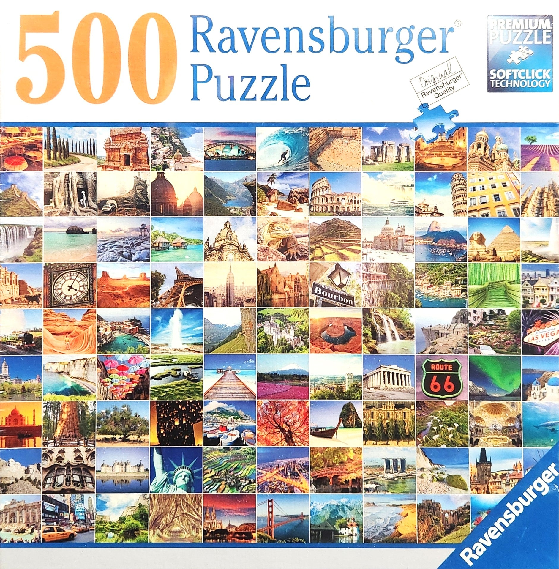 Ravensburger 99 Beautiful Places 500 Piece Puzzle image 0