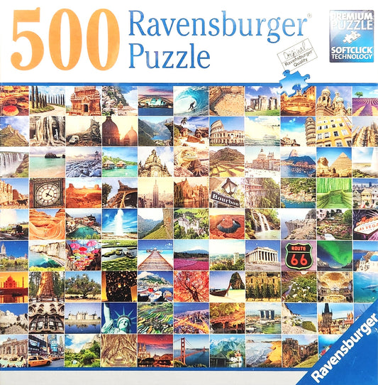 Ravensburger 99 Beautiful Places 500 Piece Puzzle image 0