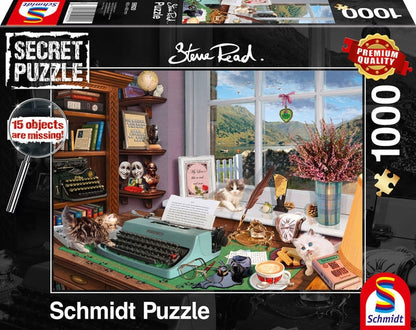 Schmidt Steve Read At The Desk 1000 Piece Puzzle image 0