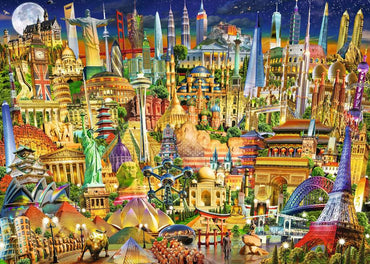 Ravensburger World Landmark By Night 1000 Piece Puzzle image 1