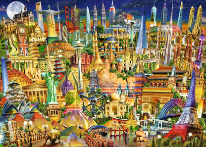 Ravensburger World Landmark By Night 1000 Piece Puzzle image 1