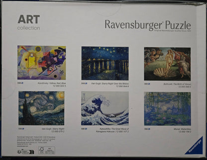 Ravensburger Art Collection Monet Waterlilies 1000 Piece Puzzle