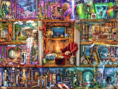 Ravensburger Aimee Stewart The Grand Library 1500 Piece Puzzle (Dented Box) image 2