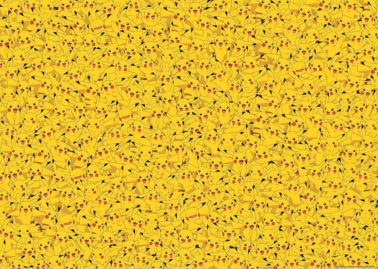 Ravensburger Pikachu Challenge 1000 Piece Puzzle image 1