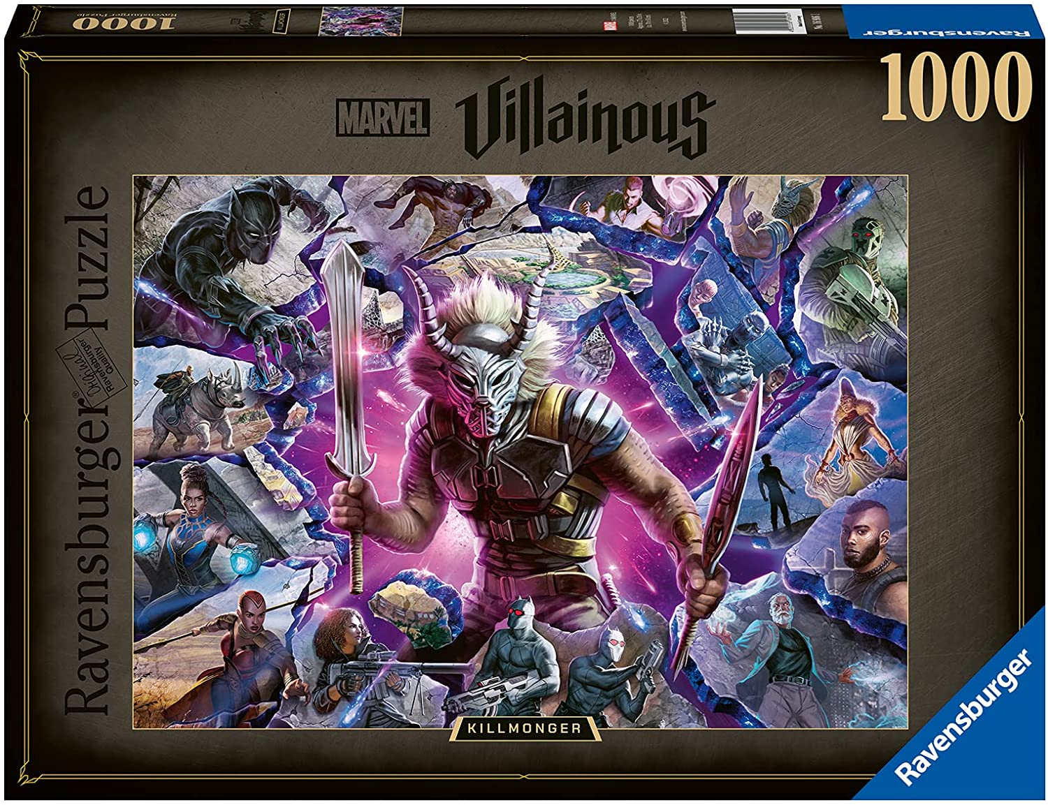 Ravensburger Marvel Villainous Killmonger 1000 Piece Puzzle image 0