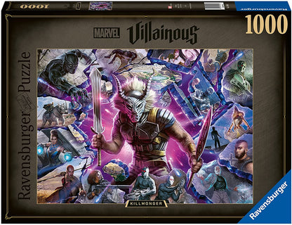 Ravensburger Marvel Villainous Killmonger 1000 Piece Puzzle image 0