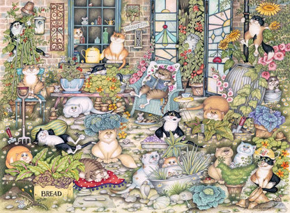 Ravensburger Crazy Cats The Good Life 500 Piece Puzzle image 1