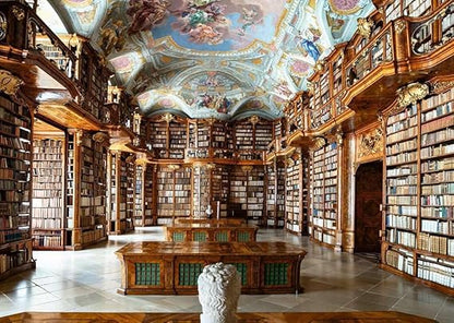 Ravensburger Library at St. Florian Monastery Austria 1000 Piece Puzzle image 1