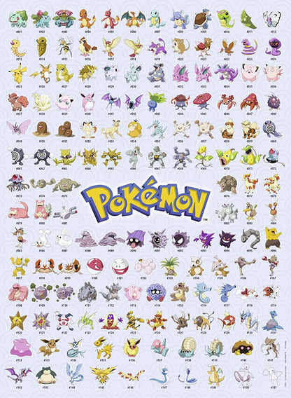 Ravensburger Pokemon - the first 151!  500 Piece Puzzle image 1