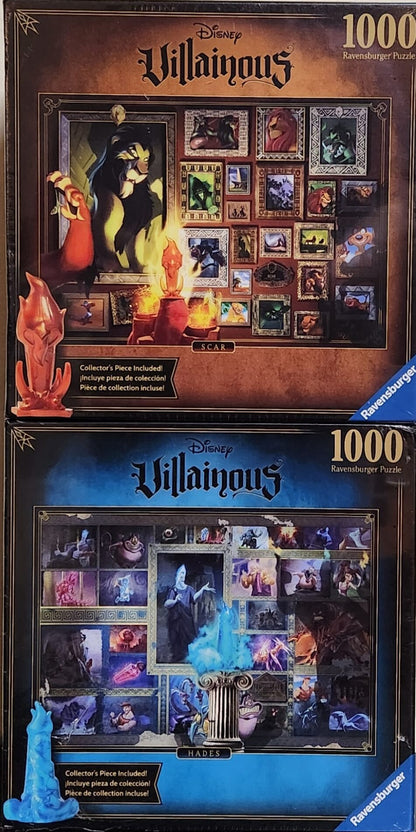 Ravensburger Disney Villainous 1000 Piece Puzzle Bundle E image 0