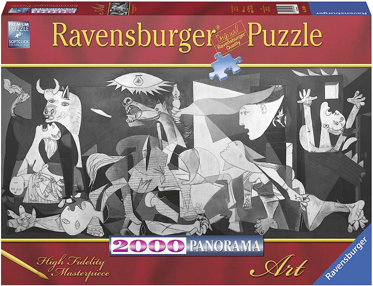 Ravensburger Pablo Picasso Guernica 2000 Piece Panorama Puzzle image 0
