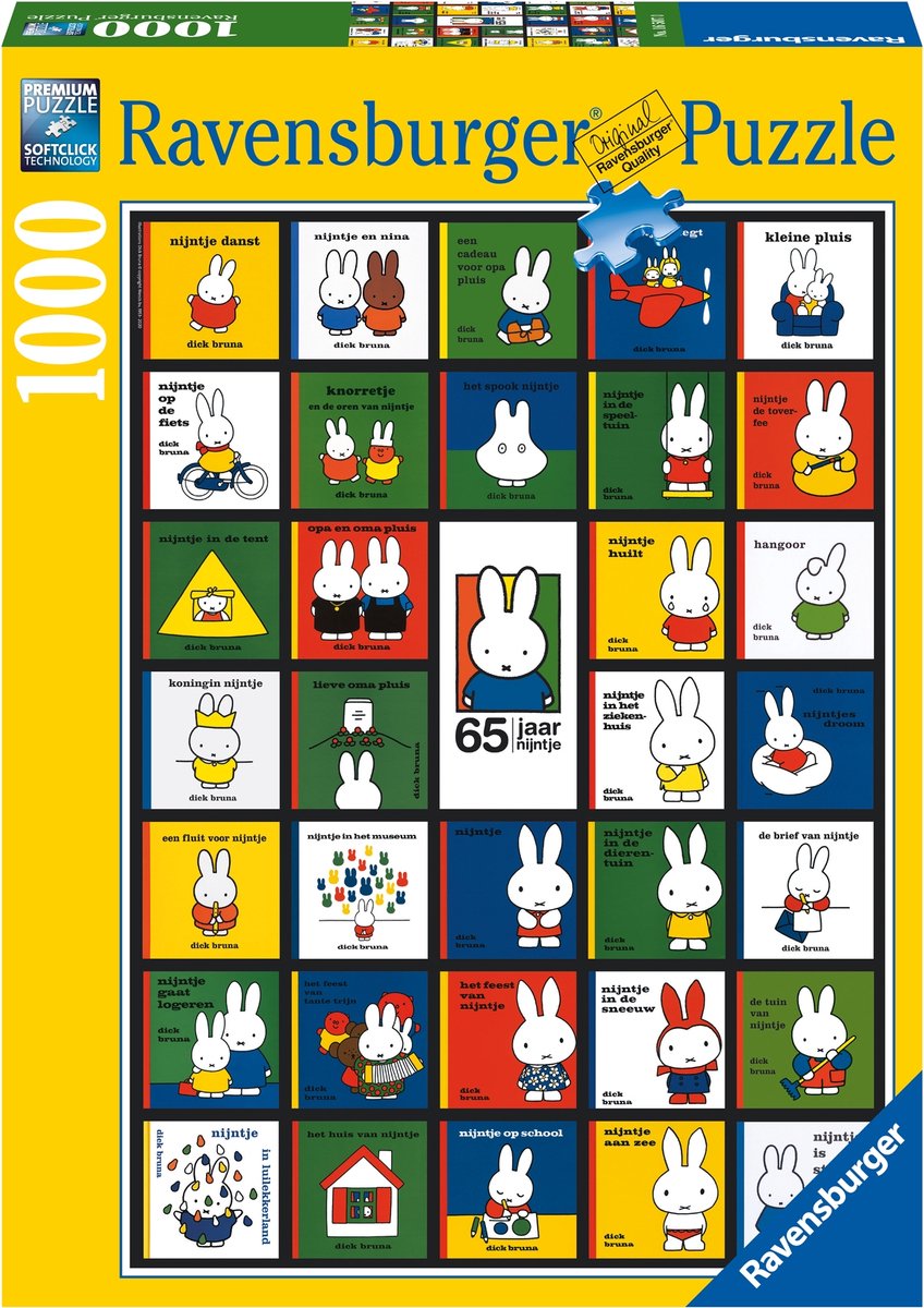 Ravensburger Miffy Books 1000 Piece Puzzle image 0