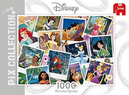 Jumbo Disney Pix Collection Princess Selfies 1000 Piece Puzzle image 0