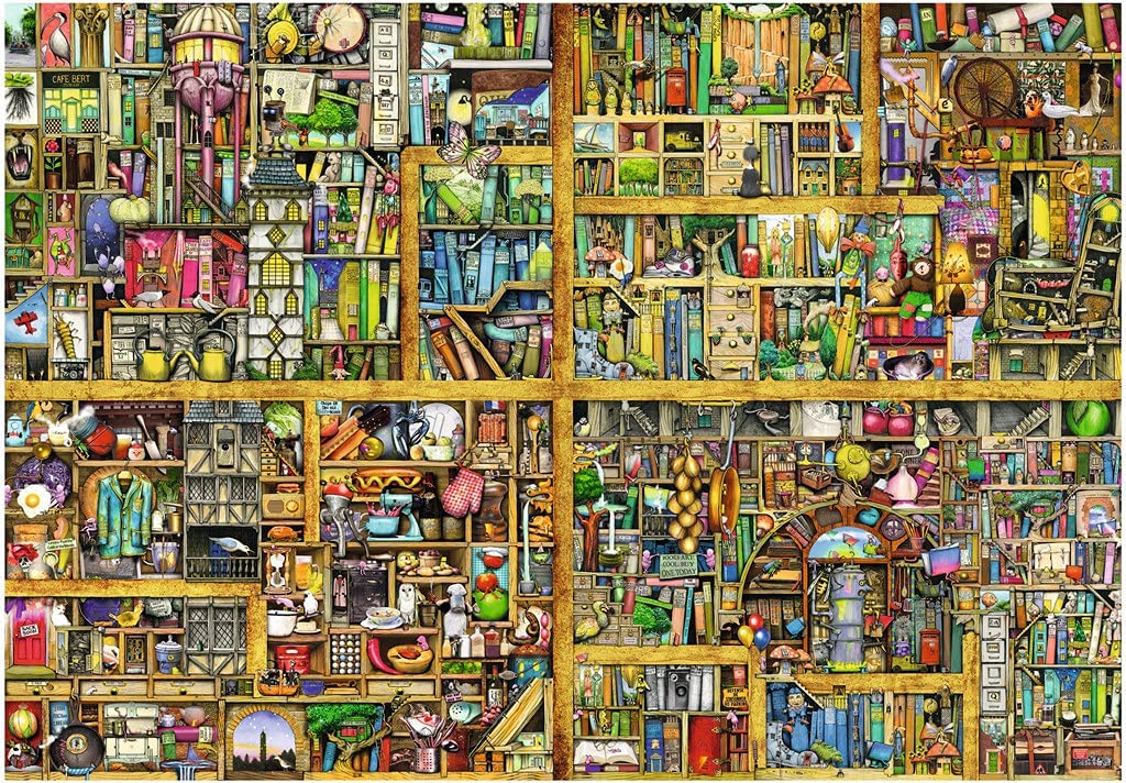 Ravensburger Colin Thompson Magical Bookcase 18000 Piece Puzzle image 1