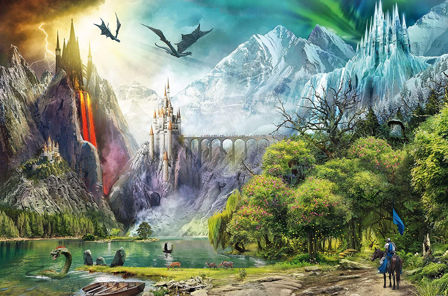 Ravensburger Reign of Dragons 3000 Piece Puzzle image 1
