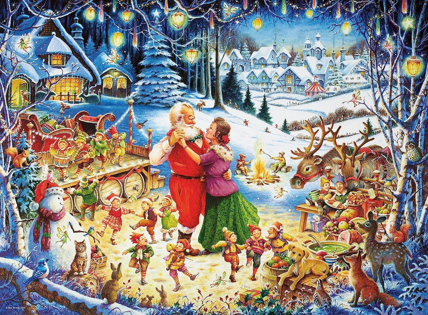 Ravensburger Roy Trower's Christmas Collection No. 2 - 4 x 500 Piece Puzzle image 2