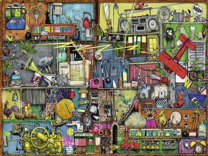 Ravensburger Colin Thompson Cling, Clang, Clutter 1500 Piece Puzzle image 1