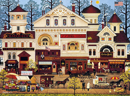 Buffalo Charles Wysocki Victorian Street 1000 Piece Puzzle image 1