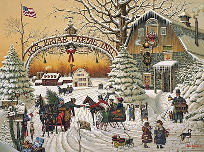 Buffalo Charles Wysocki A Christmas Greeting 1000 Piece Puzzle image 1