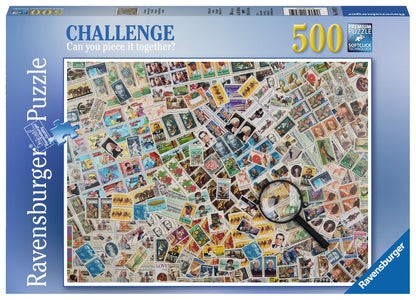 Ravensburger Stamps Challenge 500 Piece Puzzle image 0