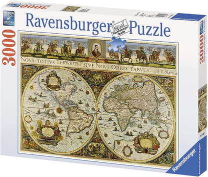 Ravensburger World Map, 1665  3000 Piece Puzzle image 0
