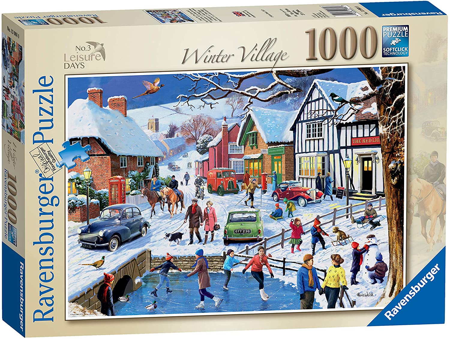 Ravensburger Leisure Days No. 3 The Winter Village 1000 Piece Puzzle image 0