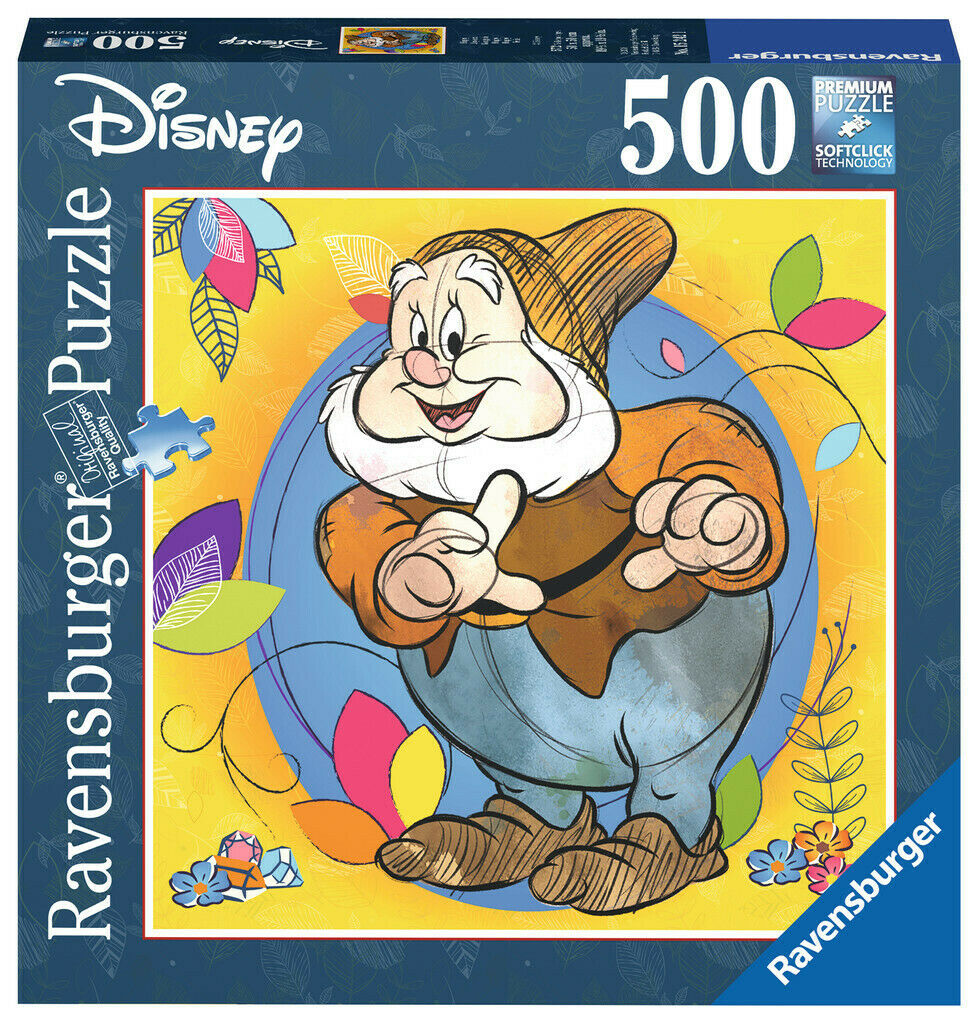 Ravensburger Disney The Seven Dwarfs: Happy 500 Piece Puzzle image 0