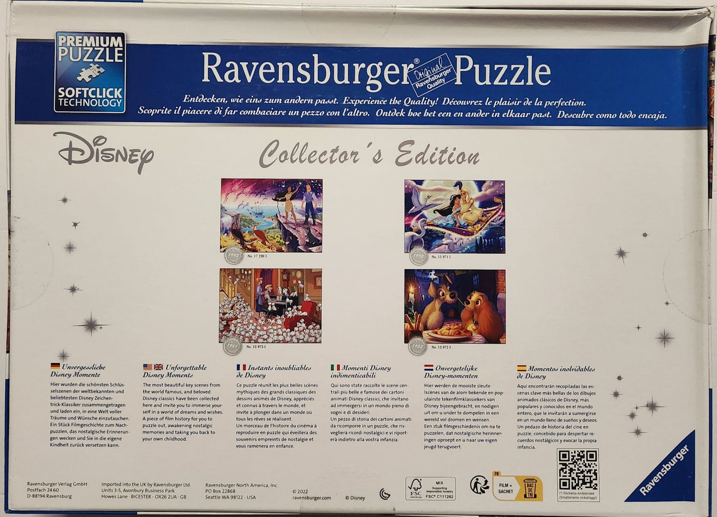 Ravensburger Disney Collector's Edition 1940 Mickey Anniversary 1000 Piece Puzzle image 2