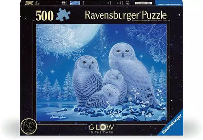 Ravensburger Owls In Moonlight 500 Piece Puzzle image 0