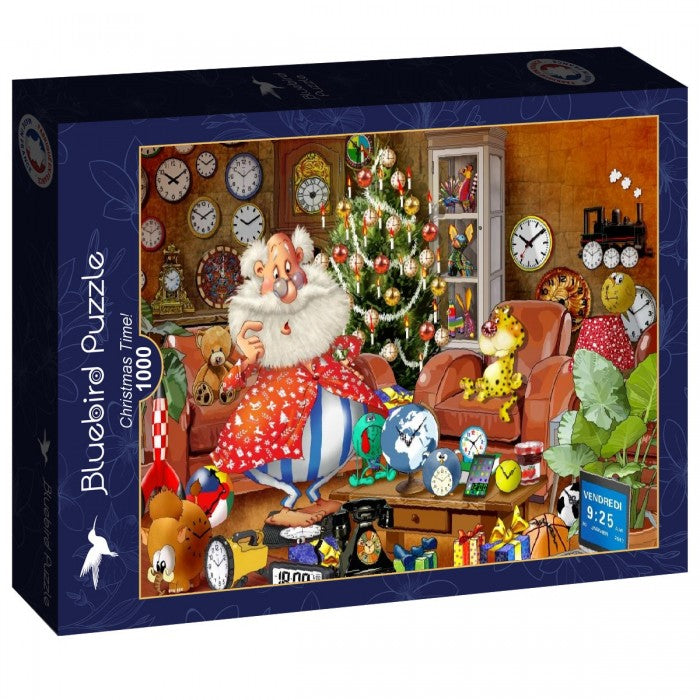 Bluebird Christmas Time! 1000 Piece Puzzle image 0