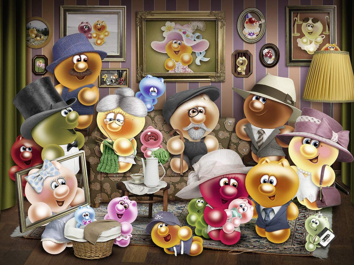 Ravensburger Gelini Family Portrait 1500 Piece Puzzle image 1