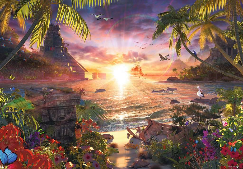 Ravensburger Paradise Sunset 18000 Piece Puzzle image 1
