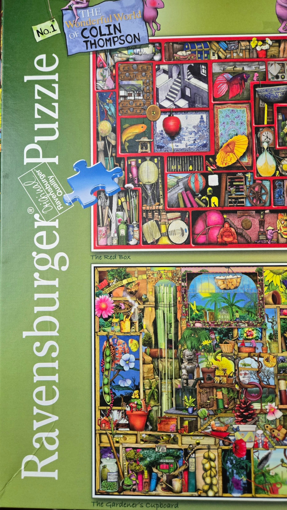 Ravensburger The Wonderful World of Colin Thompson 4 x 500 Piece Puzzle (Includes The Red Box) image 5
